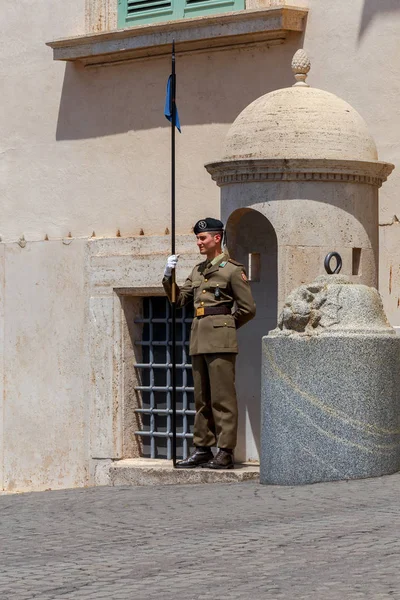 Rome. Sentinels in front of the Quirinal Palace. — Stock Photo, Image