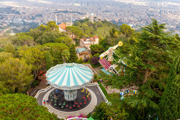 Barcelona. Amusement park.