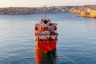 Valletta. Akdeniz liman.