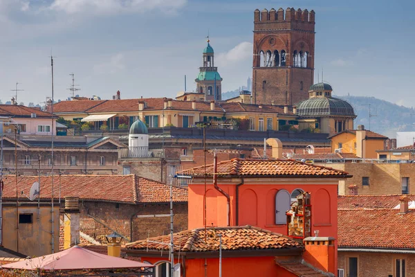 Bologna. Luftaufnahme der Stadt. — Stockfoto