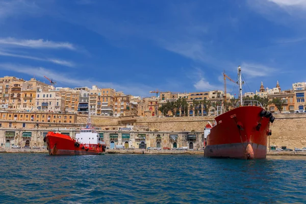 Valletta. Akdeniz liman.