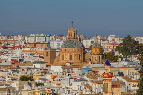 Seville. Şehrin havadan görünümü. — Stok fotoğraf