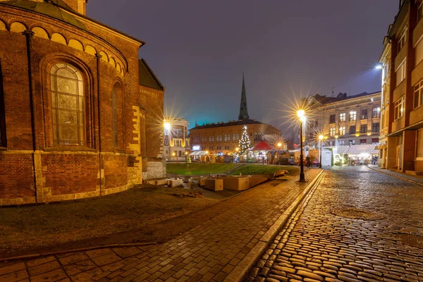 Riga. Christmas tree. — Stock Photo, Image