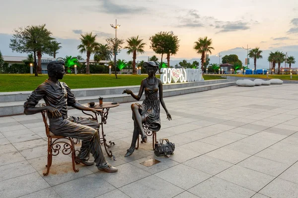 Batumi. Sculptures on the embankment. — Stock Photo, Image