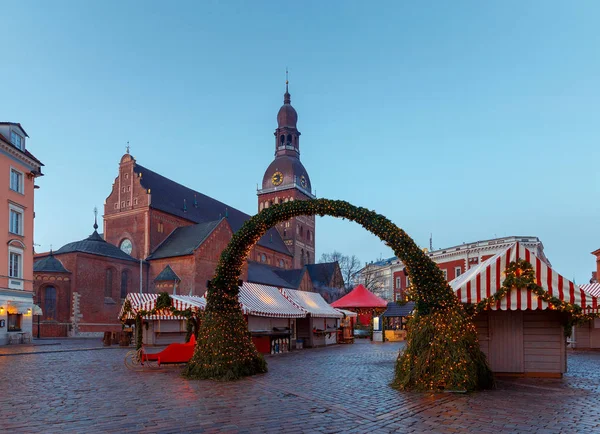 Riga. Neujahrsbogen. — Stockfoto