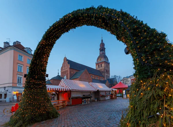 Riga. Neujahrsbogen. — Stockfoto