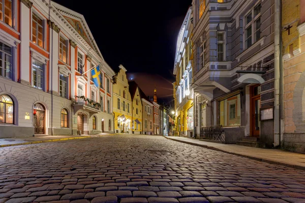 Tallinn. Staré středověké ulice. — Stock fotografie