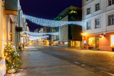 Tallinn. Viru Street gece.