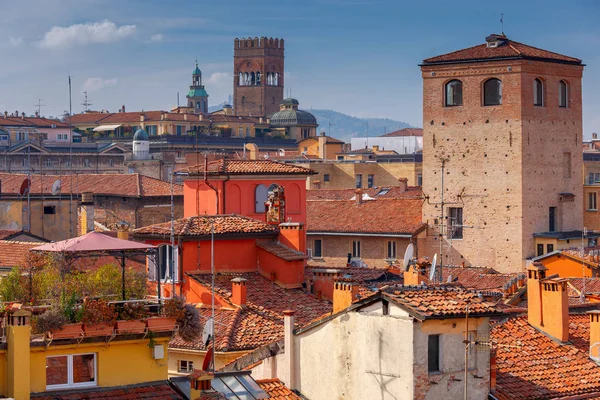 Bologna. Luftaufnahme der Stadt. — Stockfoto