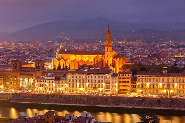 Florence. Church of Santa Croce. — Stock Photo, Image