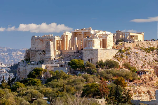 Atenas. O Partenon na Acrópole . — Fotografia de Stock