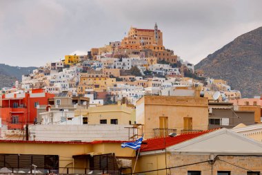 Yunanistan. Syros Adası. Hermoupolis.