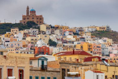 Yunanistan. Syros Adası. Hermoupolis.