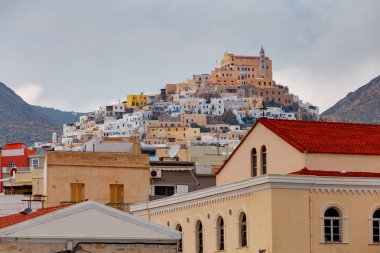 Yunanistan. Syros Adası. Hermoupolis.