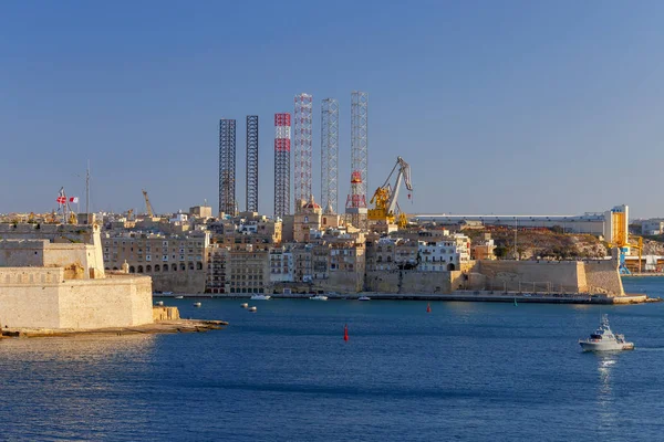 La Valletta. Porto mediterraneo . — Foto Stock