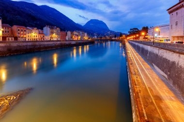 Grenoble. Şehir seti..