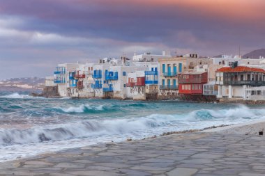 Yunanistan. Mykonos. Küçük Venedik.