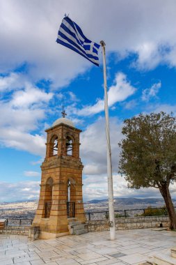 Atina. Kilise Dağı Lycabettus üzerinde.