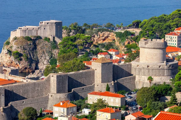 Dubrovnik. Fort St. Lawrence de manhã . — Fotografia de Stock