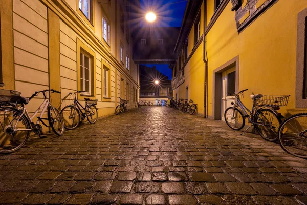 Bamberg. Eski şehir sokağı. — Stok fotoğraf