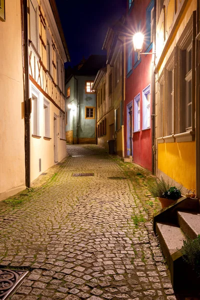 Bamberga. Vecchia strada della città. — Foto Stock