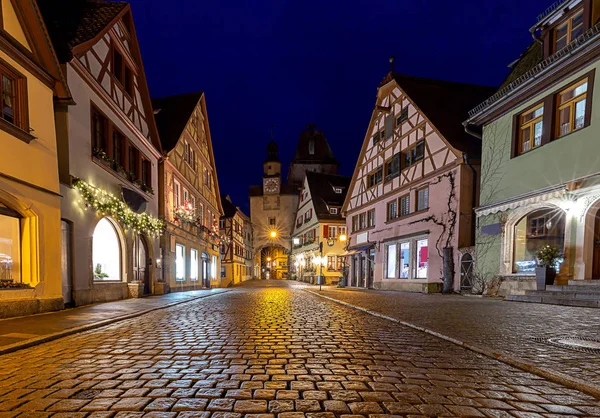 Rothenburg ob der Tauber. Old famous medieval city.