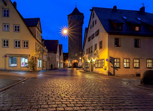 Rothenburg ob der Tauber. Old famous medieval city. — Stock Photo, Image