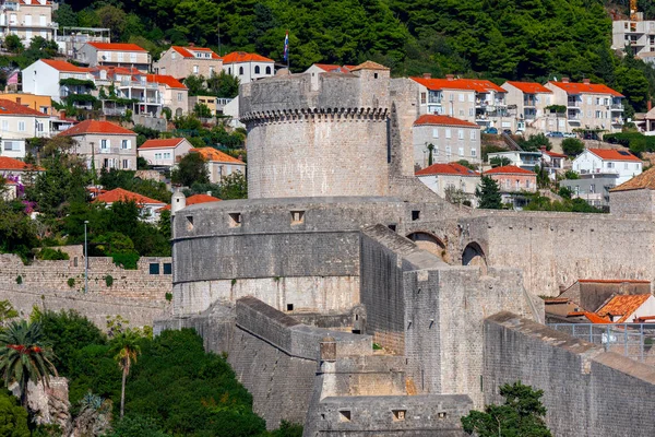 Dubrovnik. Vue aérienne du port . — Photo