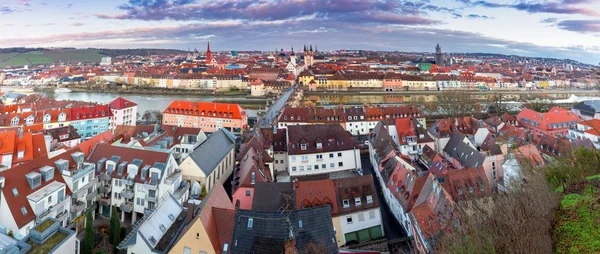 Wurzburg. Panoramautsikt över staden. — Stockfoto