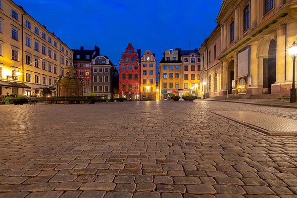 Στοκχόλμη. Πλατεία Sturtoret αυγή. — Φωτογραφία Αρχείου