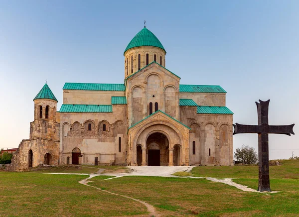 Vista Templo Bagrat Pôr Sol Kutaisi Geórgia — Fotografia de Stock