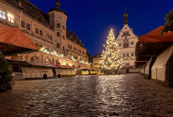 Rothenburg ob der Tauber. Old famous medieval city. — Stock Photo, Image