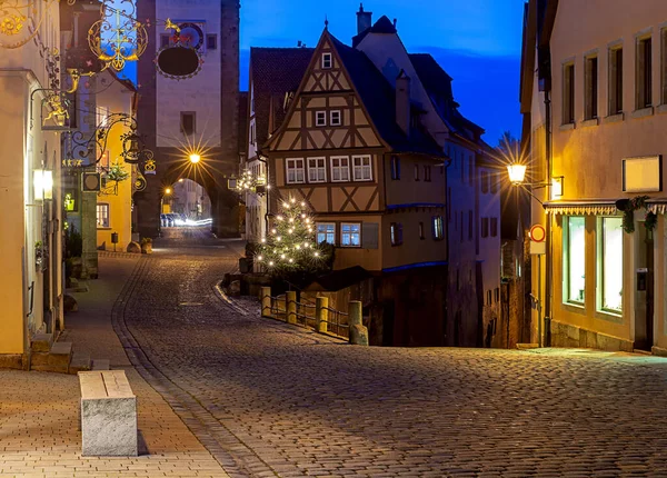 Rothenburg ob der Tauber. Old famous medieval city. — Stock Photo, Image