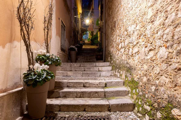 Taormina. Sicily. Street Corso Umberto. — Stock Photo, Image