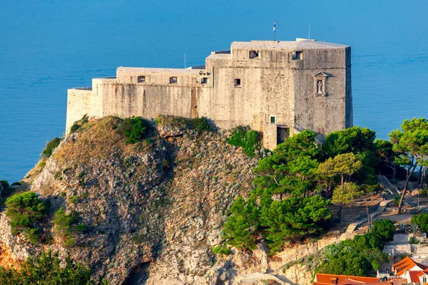 Dubrovnik. Fort St. Lawrence de manhã . — Fotografia de Stock