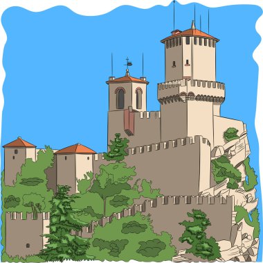 San Marino 'da. Guaita Kalesi.