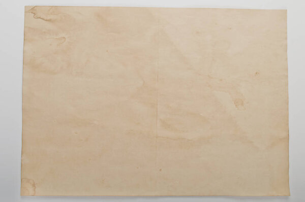 Old paper of beige color, grunge and vintage look