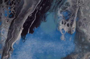 Mermer deniz arka plan. Sıvı akrilik mermer desen