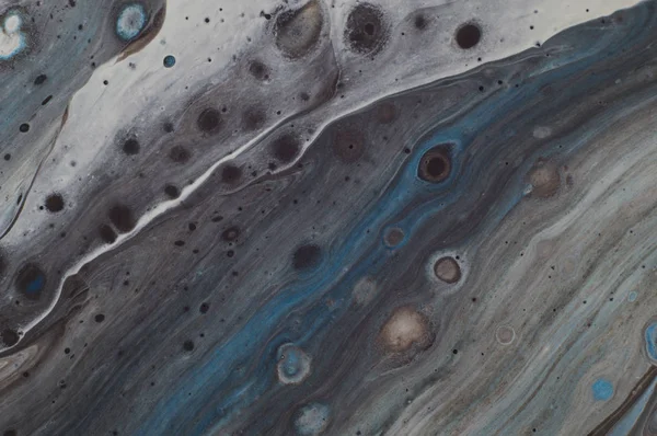 대리석된 해양 추상적인 배경입니다. 액체 아크릴 대리석 패턴 — 스톡 사진