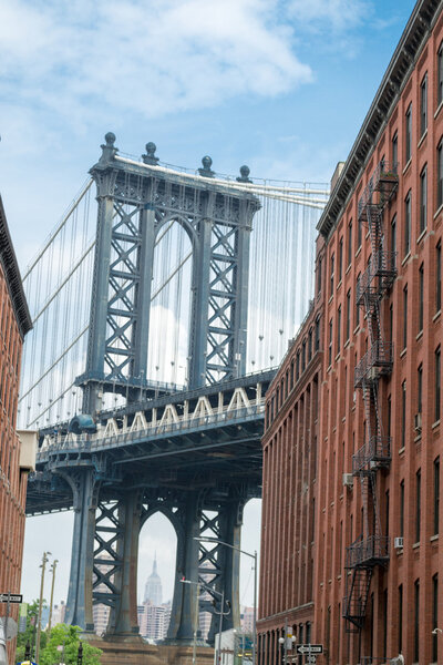 Manhattan Bridge, one of the most emblematic bridge in NYC