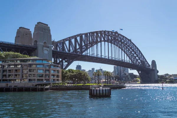 İkonik Sydney Harbour bridge — Stok fotoğraf