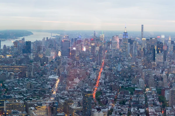 NYC od góry świata — Zdjęcie stockowe