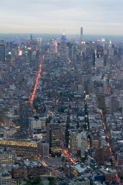 NYC vanaf de top van de wereld — Stockfoto