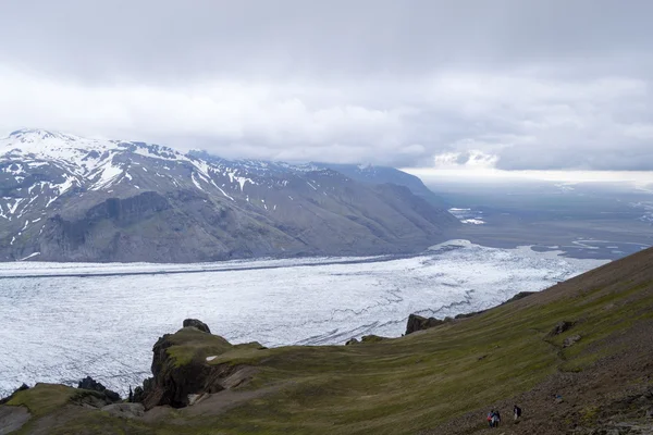 Skaftafellsjokull glacie, jeden z nejvíce impresive Islandu — Stock fotografie