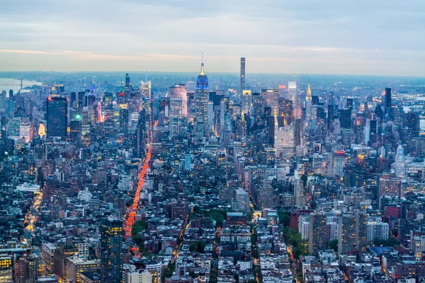 NYC od góry świata — Zdjęcie stockowe