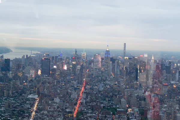 Ciudad de Nueva York desde la cima del mundo — Foto de Stock