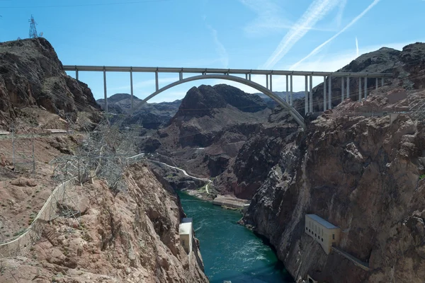 Hoover dam bypass brug — Stockfoto