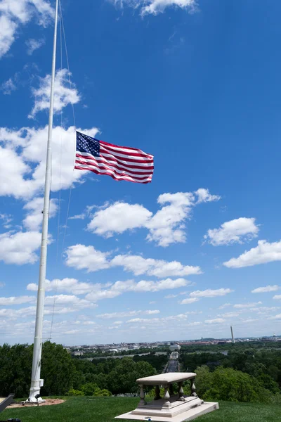 DC from the top of the Arlington Cemetery — Stock Photo, Image