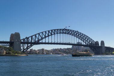 İkonik Sydney Harbour bridge
