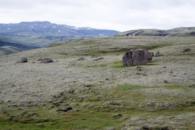 Tipik Iclandic manzara